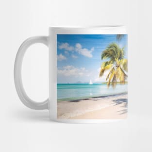 Famous Les Salines Beach In Martinique Mug